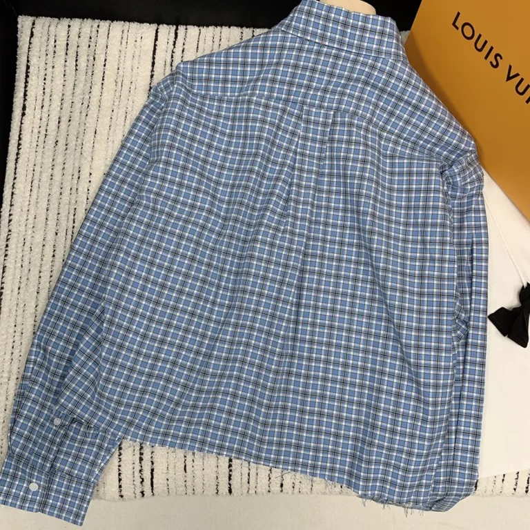 Miu Miu Women Checked Poplin Shirt MK1659