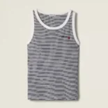Miu Miu Women Petit Bateau X Miu Miu Ribbed Jersey Top