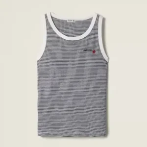 Miu Miu Women Petit Bateau X Miu Miu Ribbed Jersey Top