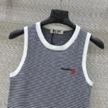 Miu Miu Women Petit Bateau X Miu Miu Ribbed Jersey Top