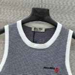 Miu Miu Women Petit Bateau X Miu Miu Ribbed Jersey Top