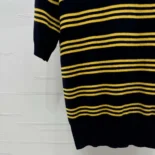 Miu Miu Women Striped Cashmere and Silk Polo Sweater MMLA18