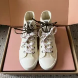 Miu Miu Women Washed Denim High-top Sneakers 5T385ECSLF0304F