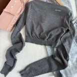 Miu Miu Women Wool Boat-neck Sweater MMLB0716WS