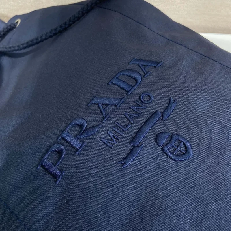 Prada Unisex Canvas Drawstring Duffle Bag 2VY0112CYA