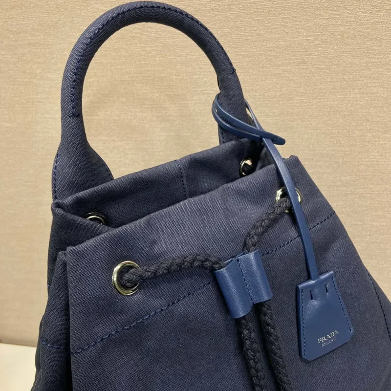 Prada Unisex Canvas Drawstring Duffle Bag 2VY0112CYA