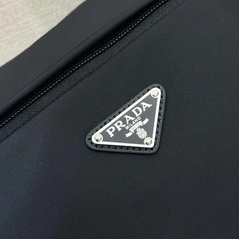 Prada Unisex Large Re-Nylon and Saffiano Leather Shoulder Bag