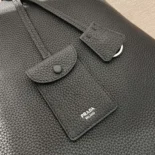 Prada Unisex Leather Tote-Black 2VG1302BBE