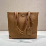 Prada Unisex Leather Tote-Brown 2VG1302BBE