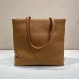 Prada Unisex Leather Tote-Brown 2VG1302BBE