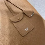 Prada Unisex Leather Tote-Brown 2VG1302BBE