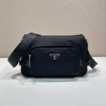 Prada Unisex Medium Re-Nylon and Saffiano Leather Shoulder Bag