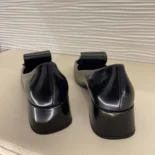 Prada Women Brushed Leather Pumps-Black 1I963N055F0002FD035