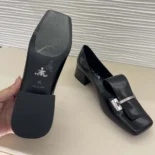 Prada Women Brushed Leather Pumps-Black 1I963N055F0002FD035