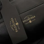 Prada Women Carrie Bowling Bag Small in Black Calfskin