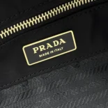 Prada Women Mariner Large Re-Nylon Shoulder Bag-Black 1BC244