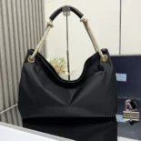 Prada Women Mariner Large Re-Nylon Shoulder Bag-Black 1BC244