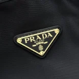 Prada Women Mariner Large Re-Nylon Shoulder Bag-Black 1BC244