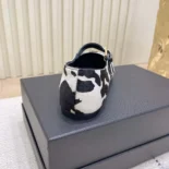 Prada Women Printed Leather Ballerinas 1F794NASAF0G3NFD005