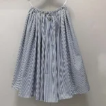 Prada Women Striped Poplin Skirt 21X00016QH