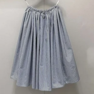 Prada Women Striped Poplin Skirt 21X00016QH