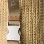 Prada Women Woven Crochet Belt Bag-Natural