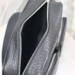 Saint Laurent YSL Unisex City Saint Laurent Camera Bag in Grained Leather-Black