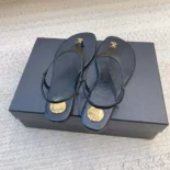 Saint Laurent YSL Women Cassandra Sandals in Smooth Leather 818293AADF11000