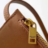 Saint Laurent YSL Women Le 5 A 7 Large in Wood Beads-Brwon