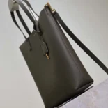 Saint Laurent YSL Women Shopping Saint Laurent Toy in Leather-Gray