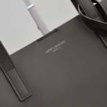 Saint Laurent YSL Women Shopping Saint Laurent Toy in Leather-Gray