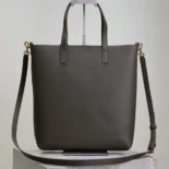Saint Laurent YSL Women Shopping Saint Laurent Toy in Leather-Gray