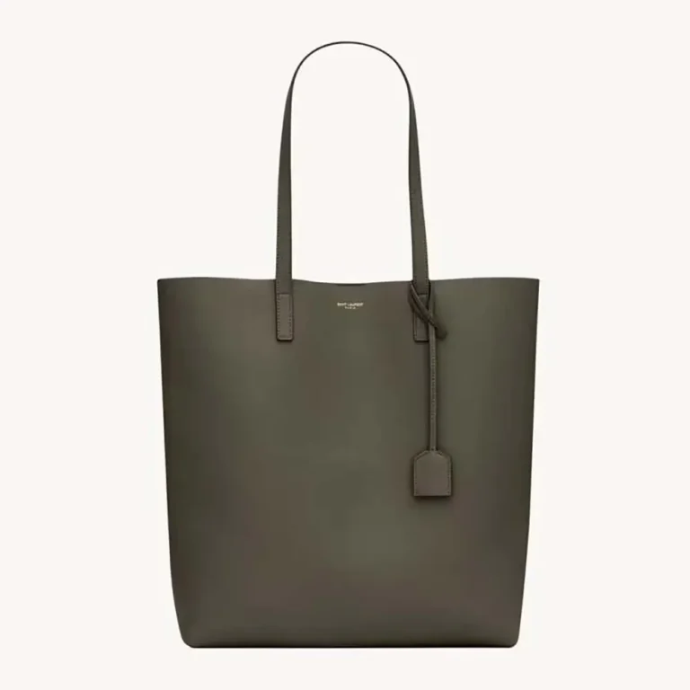 Saint Laurent YSL Women Shopping Saint Laurent in Leather-Gray