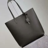 Saint Laurent YSL Women Shopping Saint Laurent in Leather-Gray