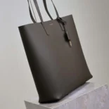 Saint Laurent YSL Women Shopping Saint Laurent in Leather-Gray