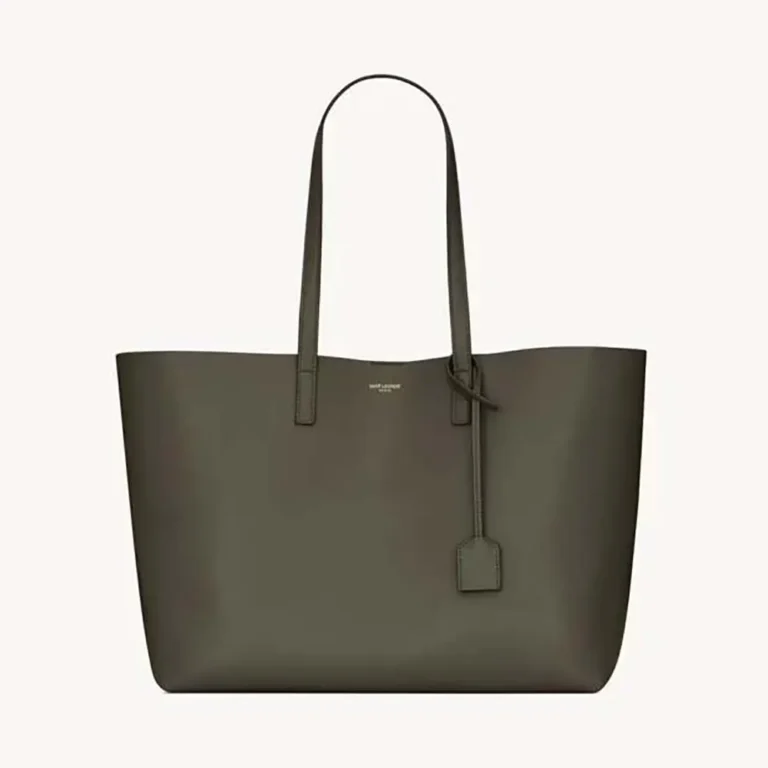 Saint Laurent YSL Women Shopping Saint Laurent in Leather-Gray 600281CSV0J3212