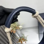 Prada Women Mariner Large Re-Nylon Shoulder Bag-Navy 1BC244