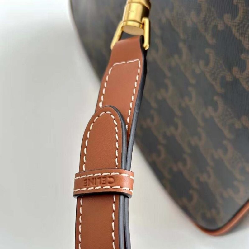 Celine Unisex Large Travel Bag in Triomphe Canvas with Celine Print