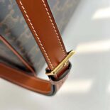Celine Unisex Large Travel Bag in Triomphe Canvas with Celine Print
