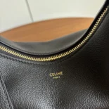 Celine Women Teen Celine Llulu in Grained Calfskin-Black