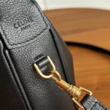 Celine Women Teen Celine Llulu in Grained Calfskin-Black