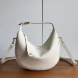 Celine Women Teen Celine Llulu in Grained Calfskin-White