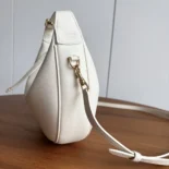 Celine Women Teen Celine Llulu in Grained Calfskin-White