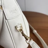 Celine Women Teen Celine Llulu in Grained Calfskin-White