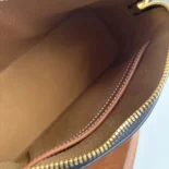 Celine Women Teen Honorine Bag in Triomphe Canvas and Calfskin