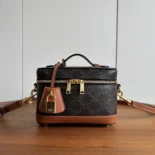 Celine Women Vanity in Triomphe Canvas and Calfskin 119462BZJ