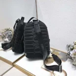 Dior Men Mini Rider Backpack Black Dior Oblique Jacquard