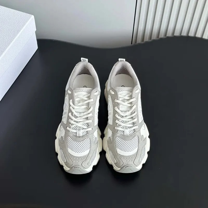 Dior Unisex Chrono Sneaker Gray Mesh and Suede Calfskin KCK414SUH