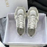 Dior Unisex Chrono Sneaker Gray Mesh and Suede Calfskin KCK414SUH