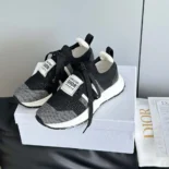 Dior Unisex Run'n'Dior Sneaker Black and White Technical Mesh KCK447TLK